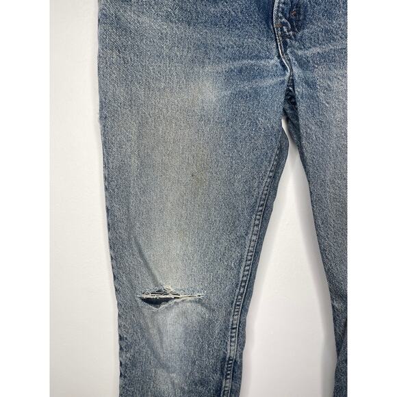 Vintage Levi's 80's Jeans Silver Tab Acid Medium Wash 512 Slim Men's 31 x 32 USA - Picture 2 of 10